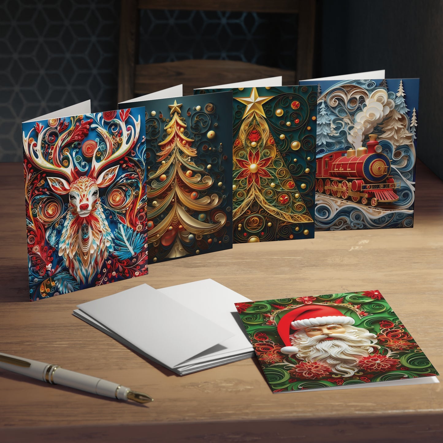 Christmas Greeting Cards (5-Pack) C