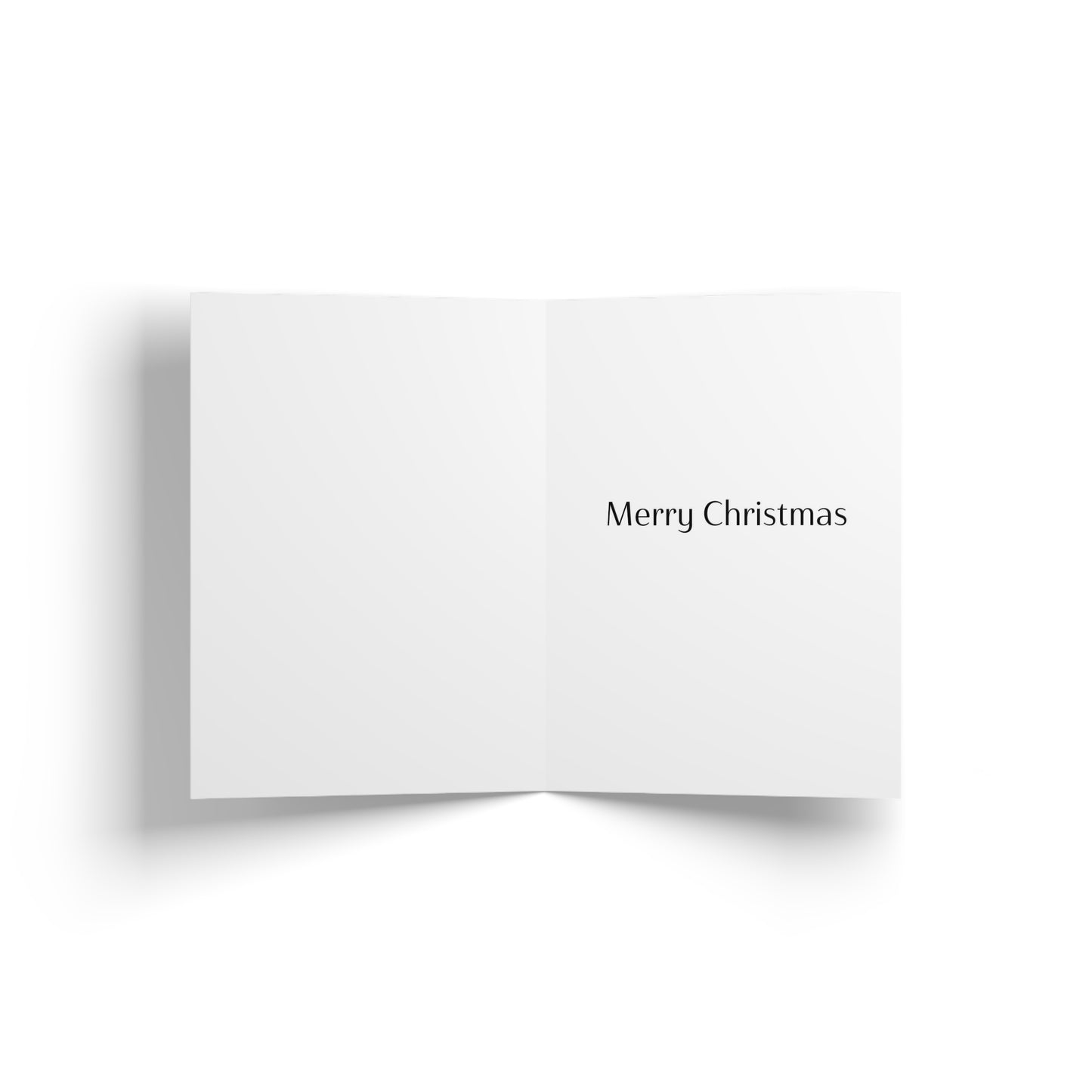 Christmas Card Snow Capped Mountains