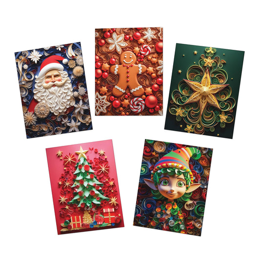 Multi-Design Greeting Cards (5-Pack) B